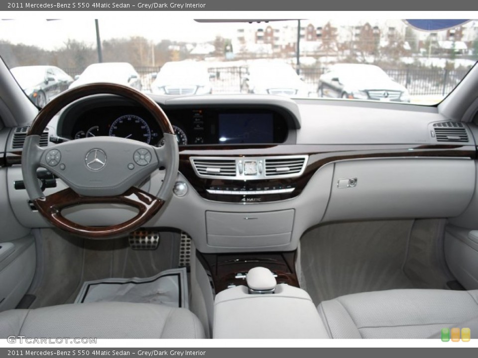 Grey/Dark Grey Interior Dashboard for the 2011 Mercedes-Benz S 550 4Matic Sedan #88667298