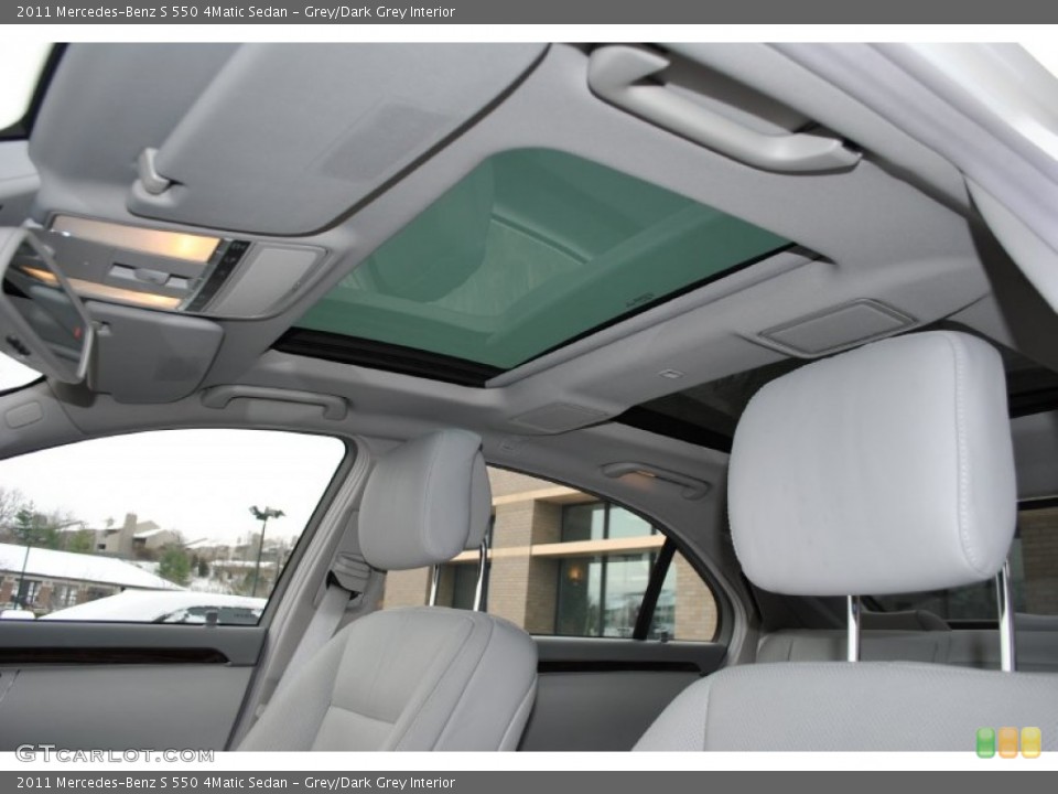 Grey/Dark Grey Interior Sunroof for the 2011 Mercedes-Benz S 550 4Matic Sedan #88667631
