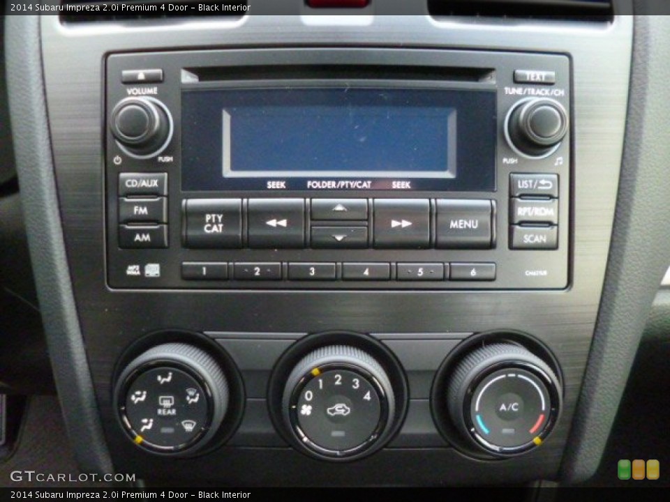 Black Interior Audio System for the 2014 Subaru Impreza 2.0i Premium 4 Door #88673910