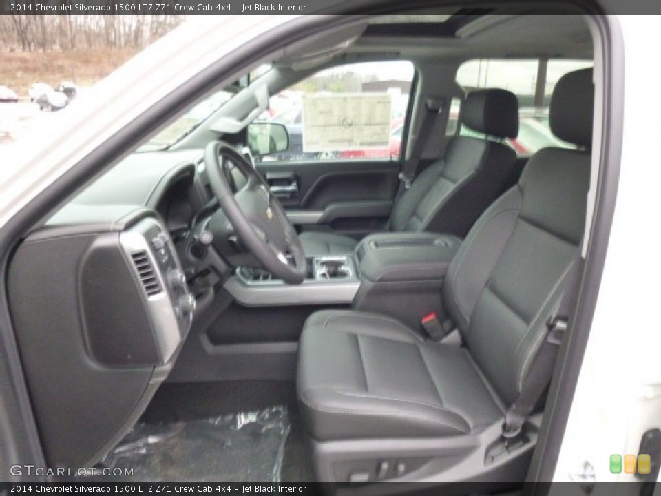 Jet Black Interior Front Seat for the 2014 Chevrolet Silverado 1500 LTZ Z71 Crew Cab 4x4 #88675296