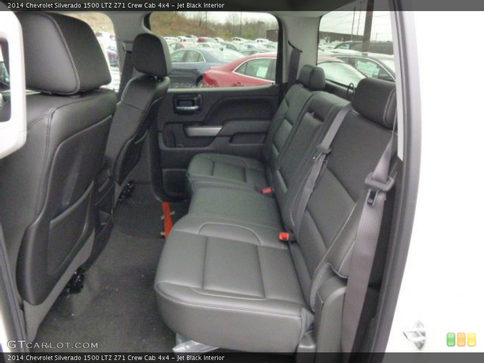 Jet Black Interior Rear Seat for the 2014 Chevrolet Silverado 1500 LTZ Z71 Crew Cab 4x4 #88675320