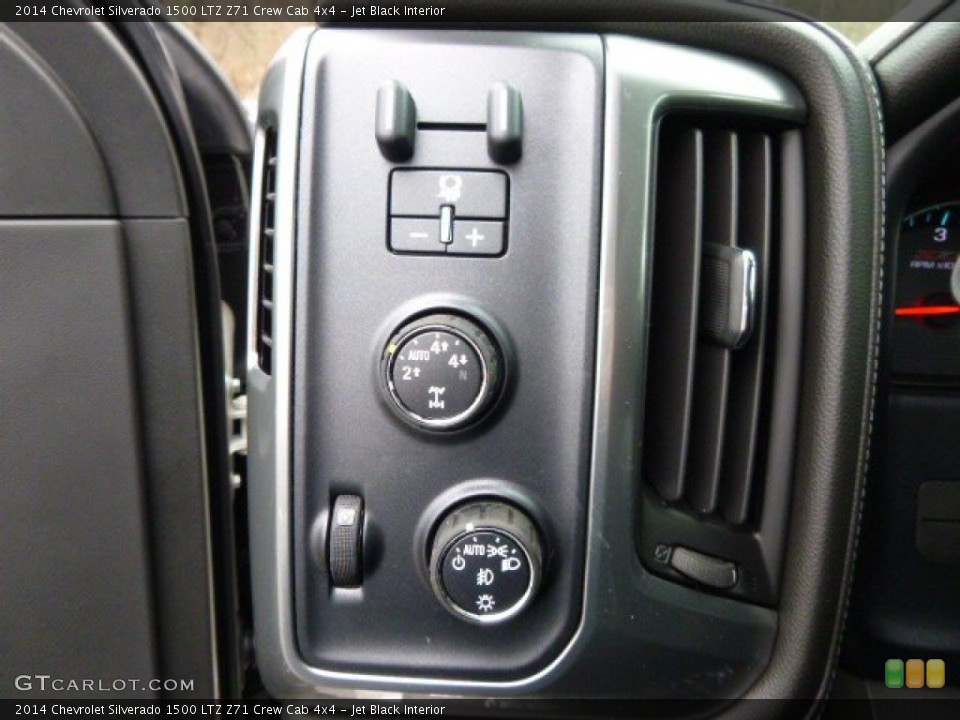 Jet Black Interior Controls for the 2014 Chevrolet Silverado 1500 LTZ Z71 Crew Cab 4x4 #88675413