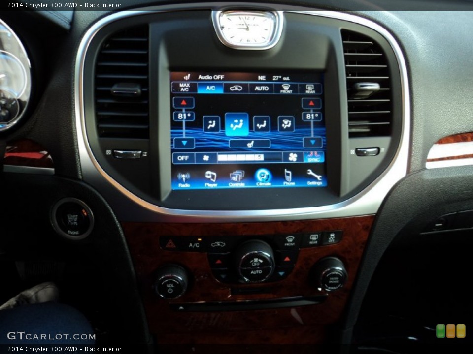 Black Interior Controls for the 2014 Chrysler 300 AWD #88676097