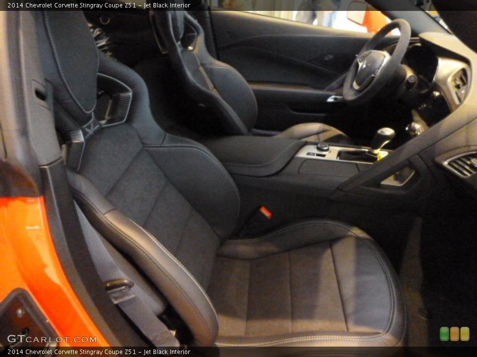 Jet Black Interior Front Seat for the 2014 Chevrolet Corvette Stingray Coupe Z51 #88679273