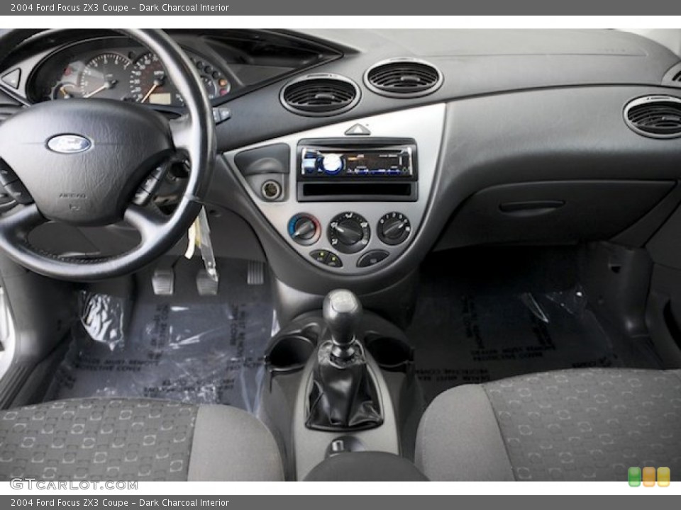 Dark Charcoal Interior Dashboard for the 2004 Ford Focus ZX3 Coupe #88679619