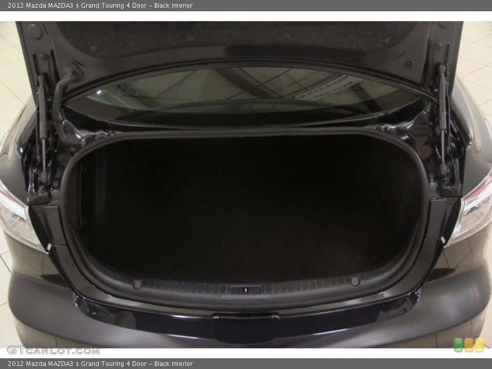 Black Interior Trunk for the 2012 Mazda MAZDA3 s Grand Touring 4 Door #88681473