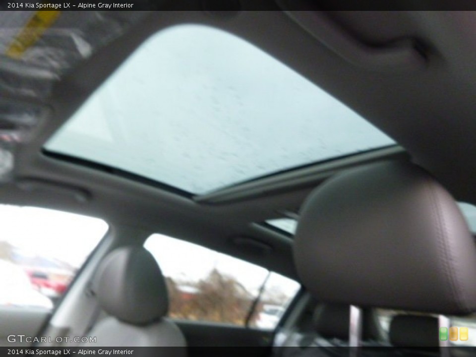 Alpine Gray Interior Sunroof for the 2014 Kia Sportage LX #88683072