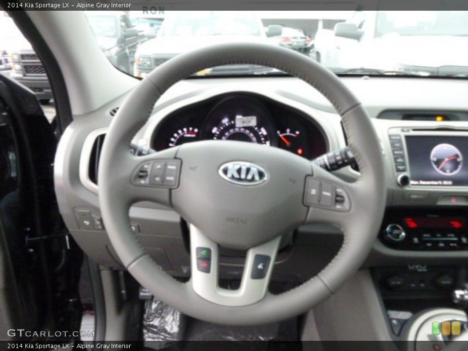 Alpine Gray Interior Steering Wheel for the 2014 Kia Sportage LX #88683165