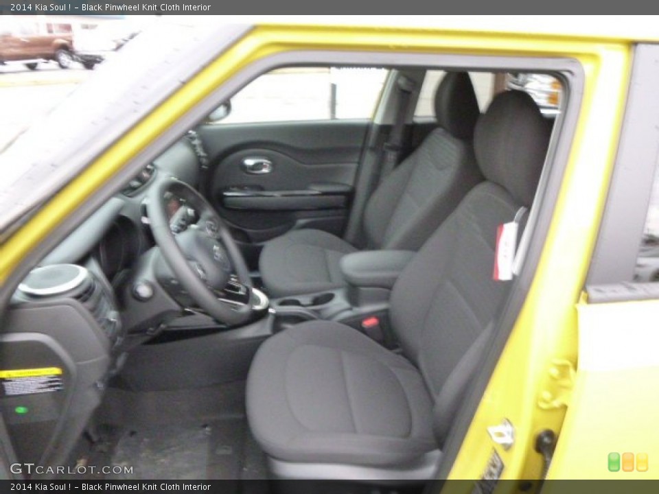 Black Pinwheel Knit Cloth Interior Front Seat for the 2014 Kia Soul ! #88683864