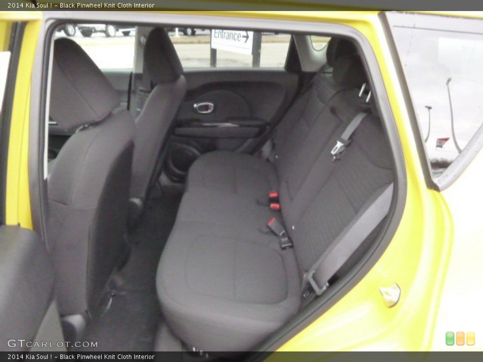 Black Pinwheel Knit Cloth Interior Rear Seat for the 2014 Kia Soul ! #88683912