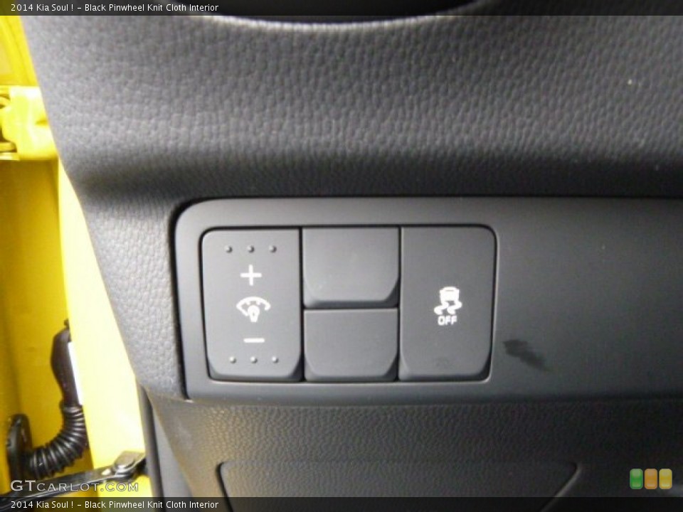 Black Pinwheel Knit Cloth Interior Controls for the 2014 Kia Soul ! #88684066