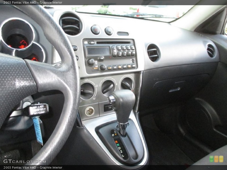 Graphite Interior Controls for the 2003 Pontiac Vibe AWD #88685828