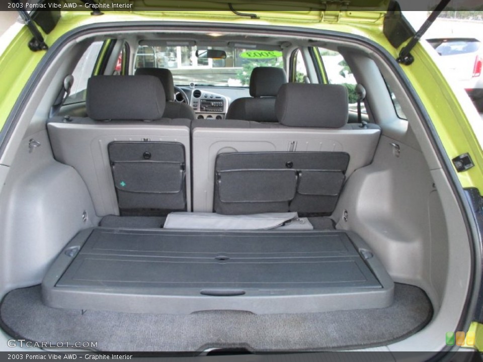 Graphite Interior Trunk for the 2003 Pontiac Vibe AWD #88686030