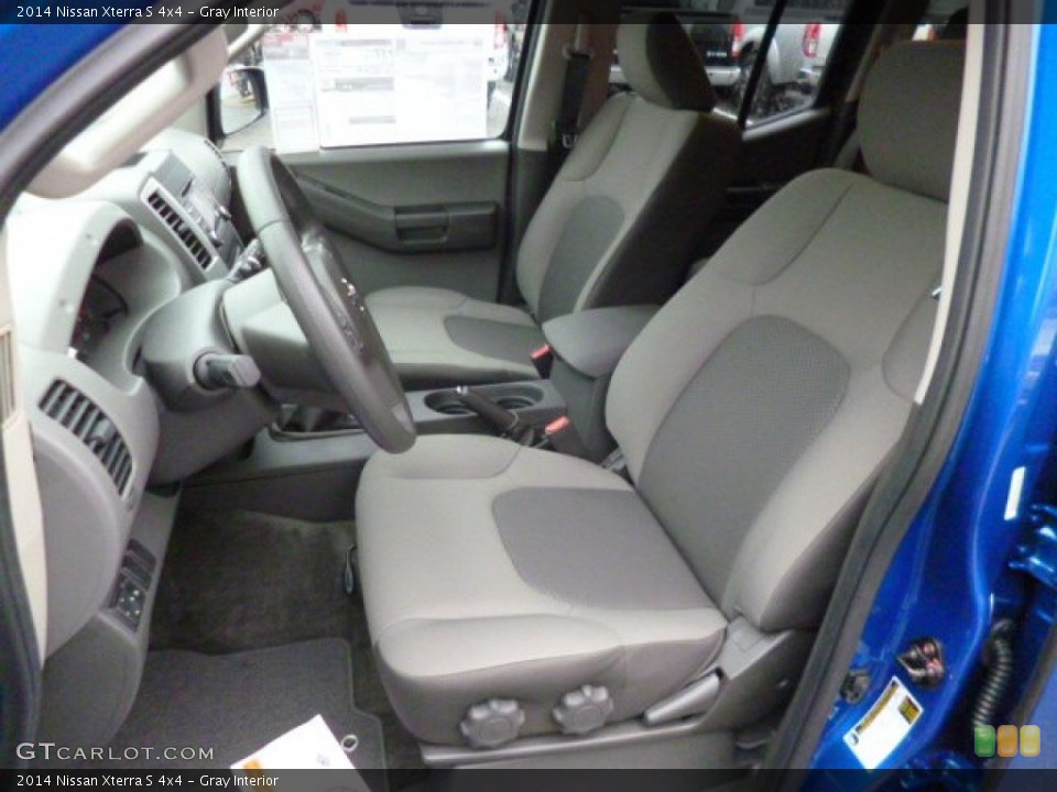 Gray Interior Front Seat for the 2014 Nissan Xterra S 4x4 #88687155