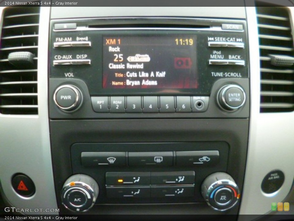 Gray Interior Controls for the 2014 Nissan Xterra S 4x4 #88687239
