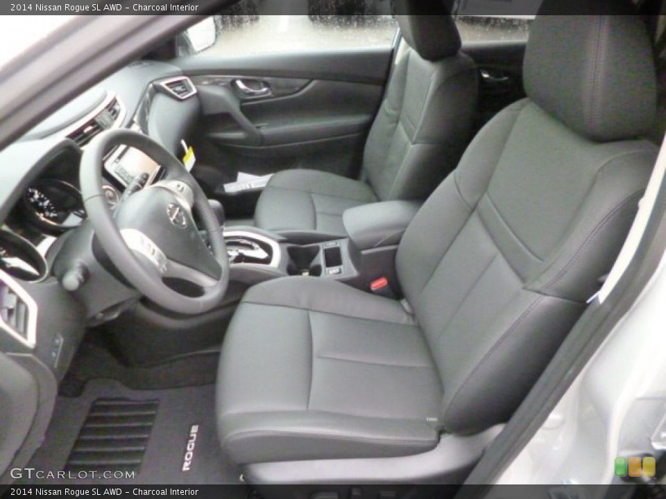 Charcoal Interior Front Seat for the 2014 Nissan Rogue SL AWD #88687935