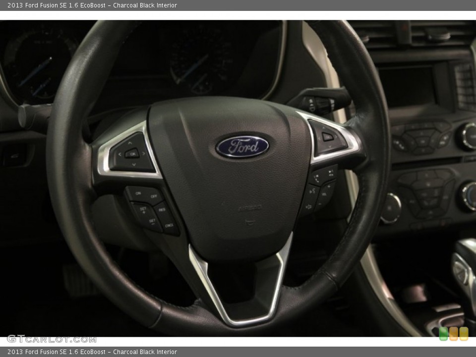 Charcoal Black Interior Steering Wheel for the 2013 Ford Fusion SE 1.6 EcoBoost #88688835