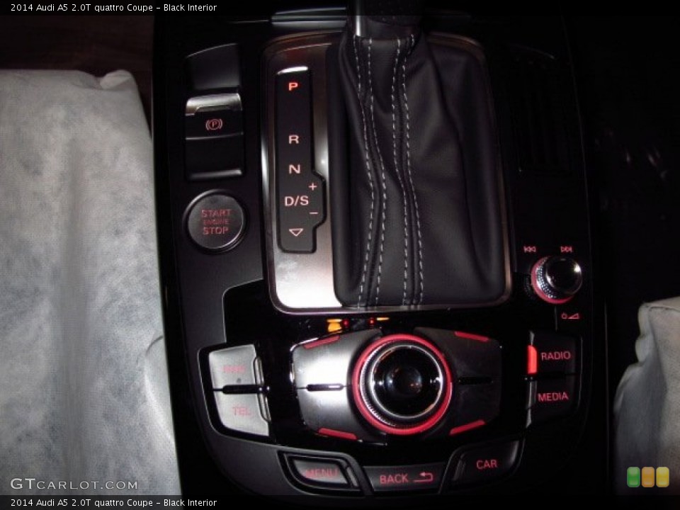 Black Interior Controls for the 2014 Audi A5 2.0T quattro Coupe #88690149