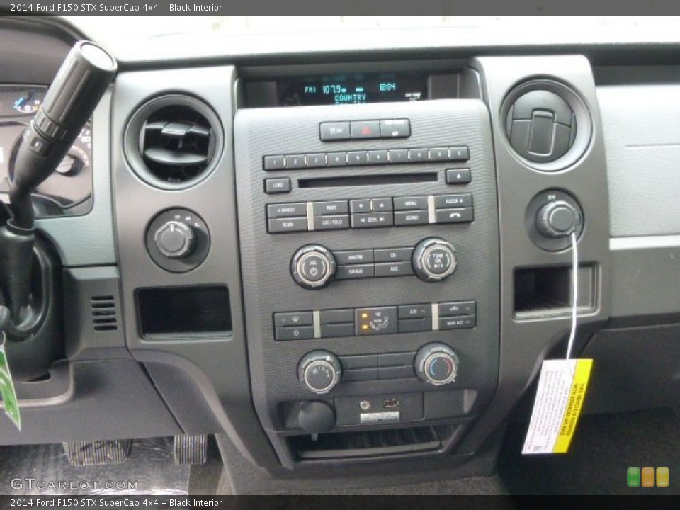 Black Interior Controls for the 2014 Ford F150 STX SuperCab 4x4 #88690764