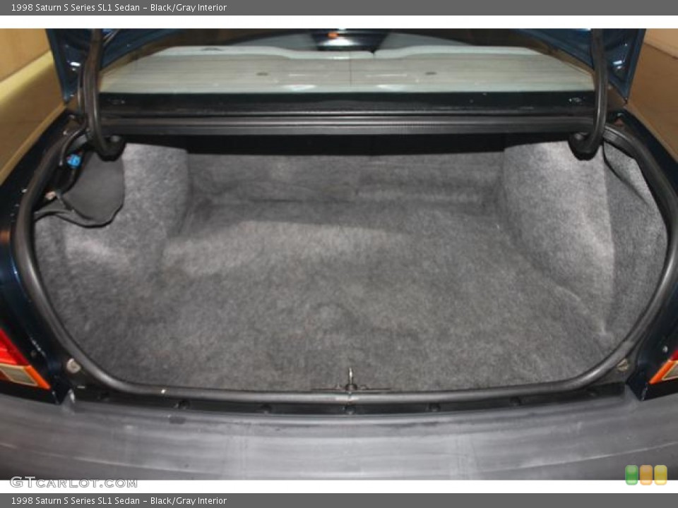 Black/Gray Interior Trunk for the 1998 Saturn S Series SL1 Sedan #88690776
