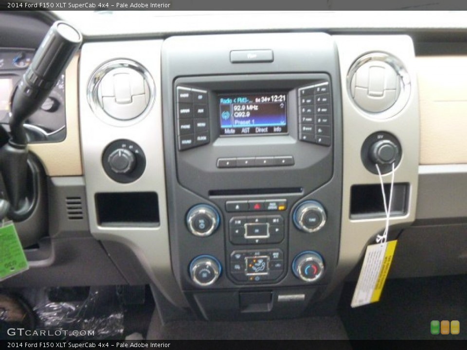 Pale Adobe Interior Controls for the 2014 Ford F150 XLT SuperCab 4x4 #88690920