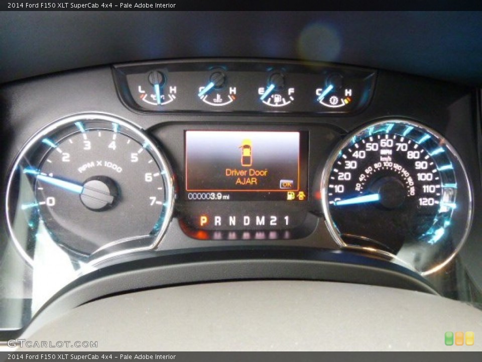 Pale Adobe Interior Gauges for the 2014 Ford F150 XLT SuperCab 4x4 #88690950
