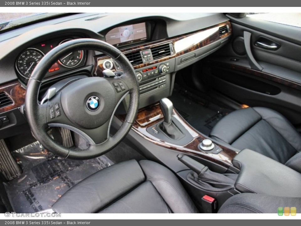 Black 2008 BMW 3 Series Interiors