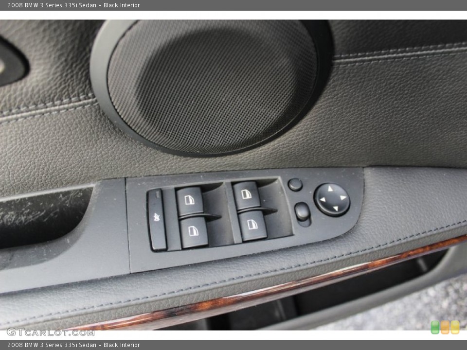 Black Interior Controls for the 2008 BMW 3 Series 335i Sedan #88691442