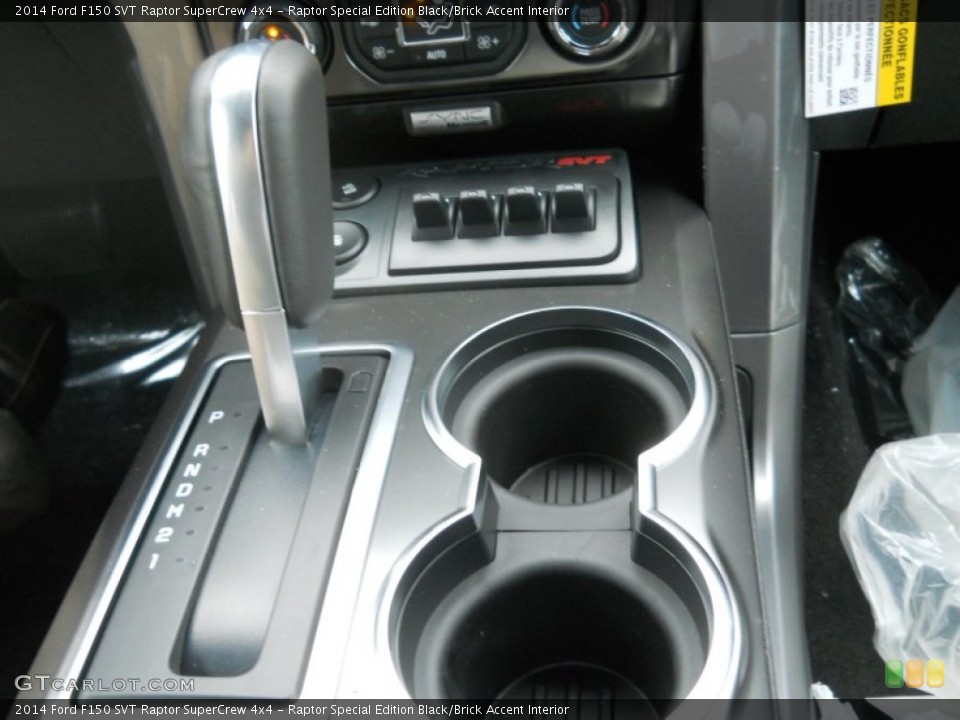 Raptor Special Edition Black/Brick Accent Interior Transmission for the 2014 Ford F150 SVT Raptor SuperCrew 4x4 #88691994