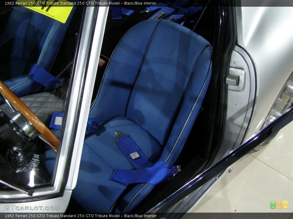 Black/Blue Interior Photo for the 1962 Ferrari 250 GTO Tribute  #88692