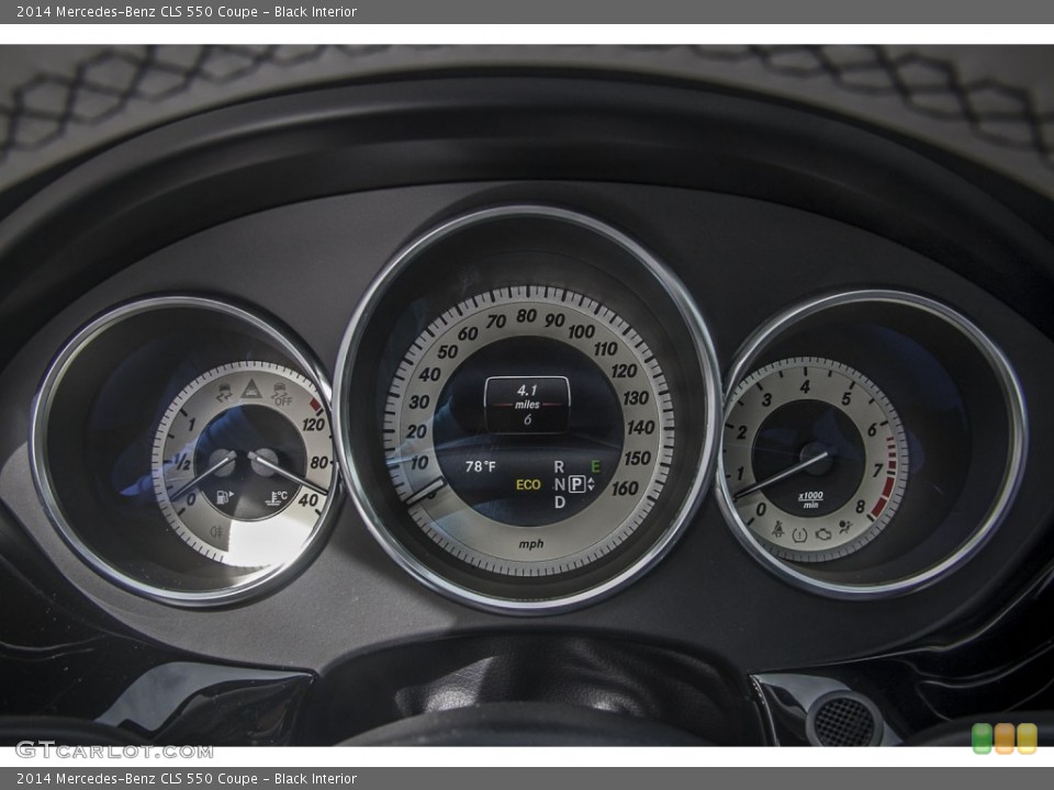 Black Interior Gauges for the 2014 Mercedes-Benz CLS 550 Coupe #88697188