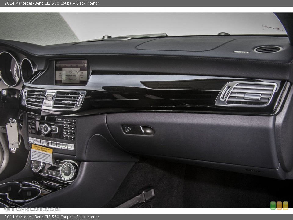 Black Interior Dashboard for the 2014 Mercedes-Benz CLS 550 Coupe #88697269
