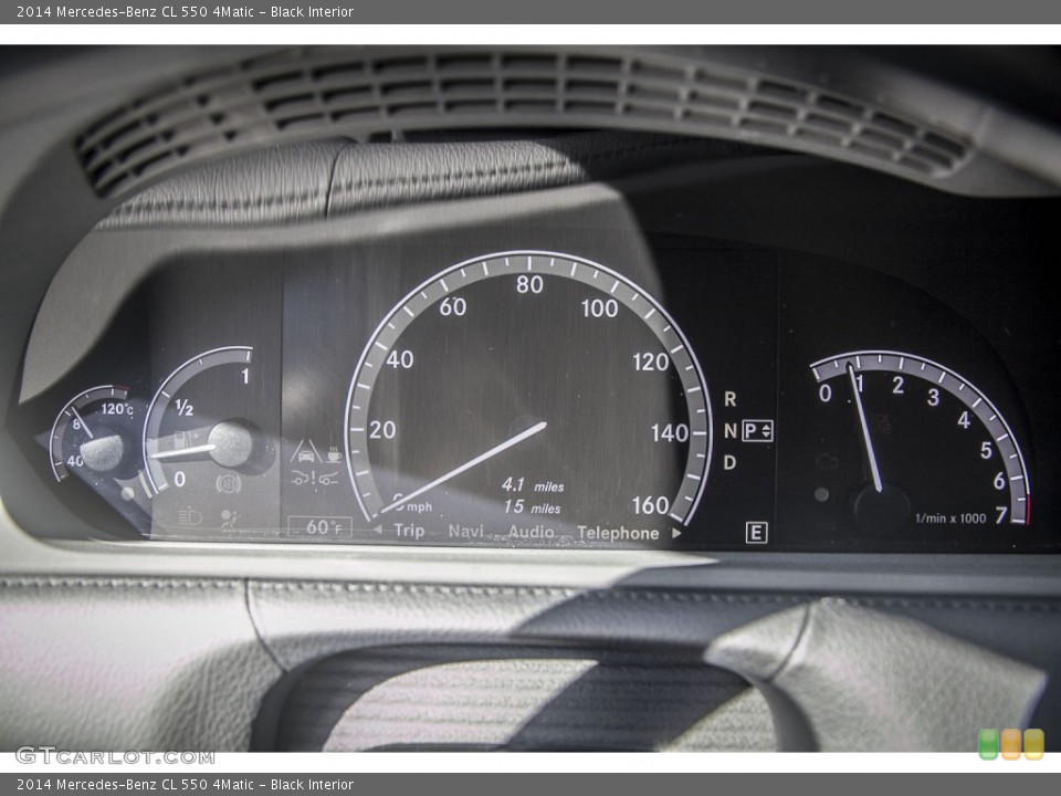 Black Interior Gauges for the 2014 Mercedes-Benz CL 550 4Matic #88697600