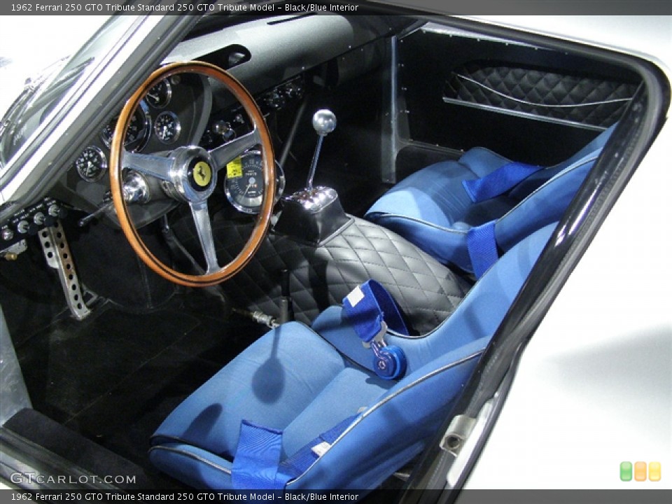 Black/Blue Interior Prime Interior for the 1962 Ferrari 250 GTO Tribute  #88698