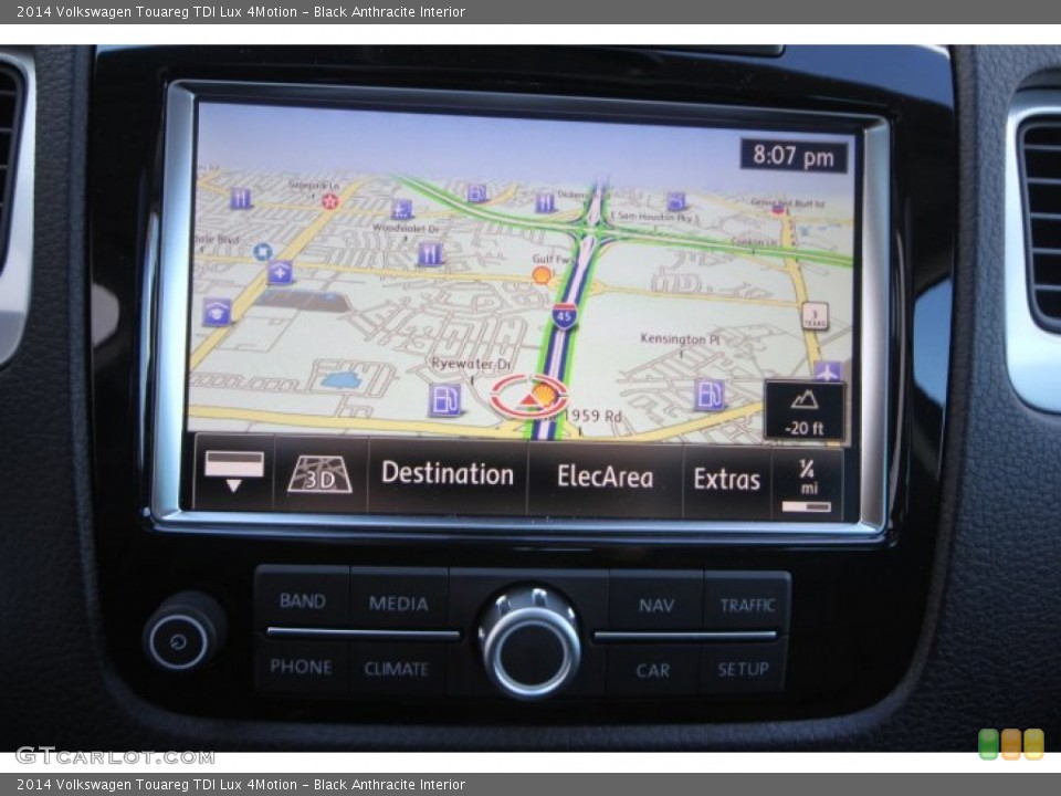 Black Anthracite Interior Navigation for the 2014 Volkswagen Touareg TDI Lux 4Motion #88702135