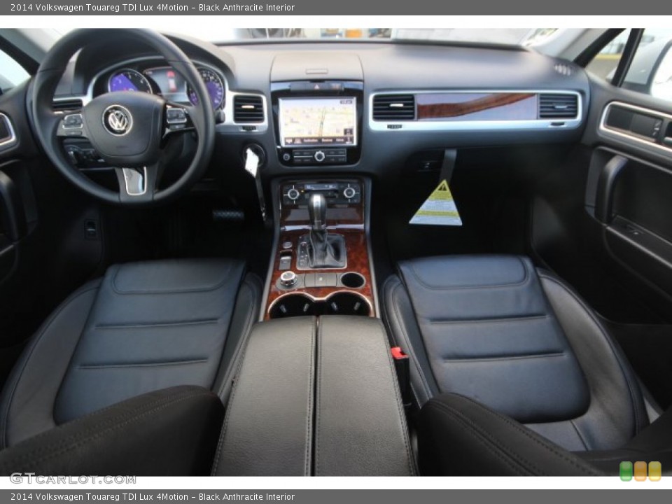 Black Anthracite Interior Dashboard for the 2014 Volkswagen Touareg TDI Lux 4Motion #88702287