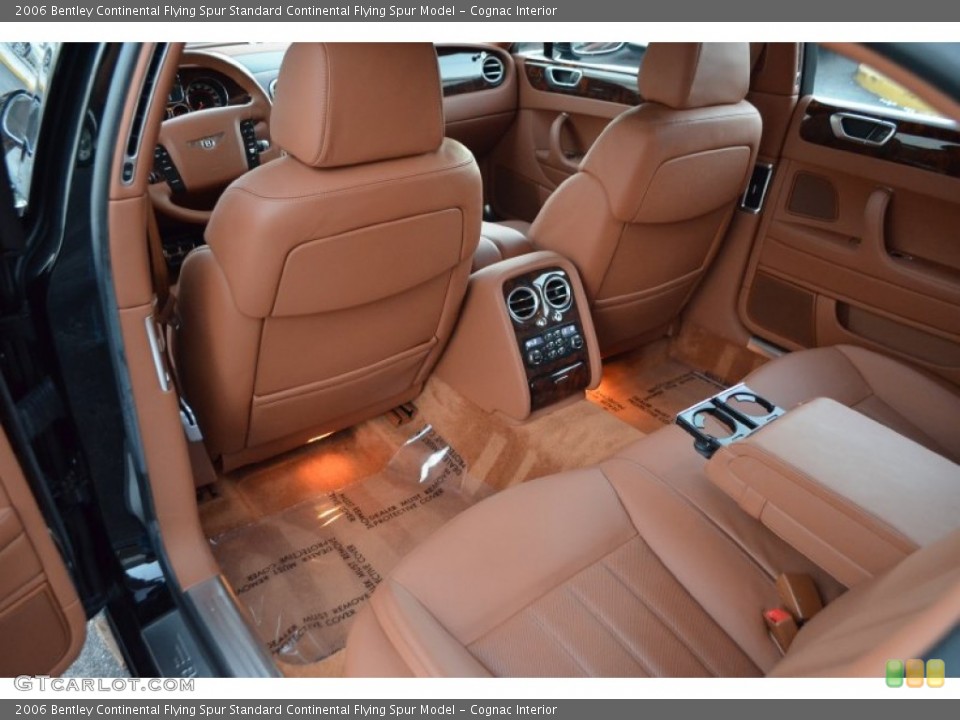 Cognac Interior Rear Seat for the 2006 Bentley Continental Flying Spur  #88708744