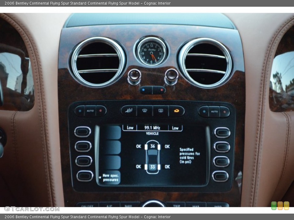 Cognac Interior Controls for the 2006 Bentley Continental Flying Spur  #88708944