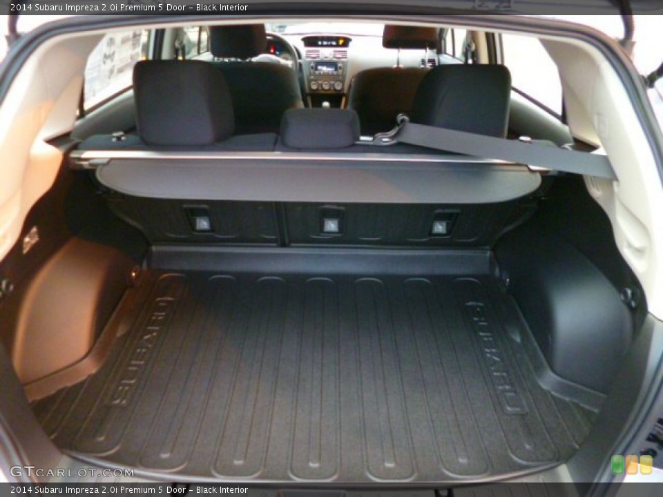 Black Interior Trunk for the 2014 Subaru Impreza 2.0i Premium 5 Door #88711450