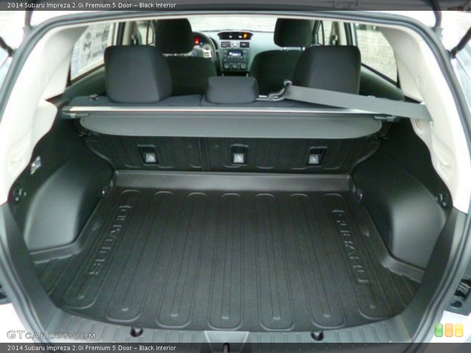 Black Interior Trunk for the 2014 Subaru Impreza 2.0i Premium 5 Door #88711858