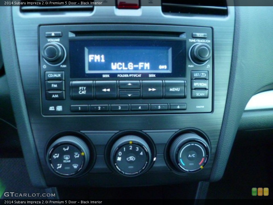 Black Interior Audio System for the 2014 Subaru Impreza 2.0i Premium 5 Door #88711984