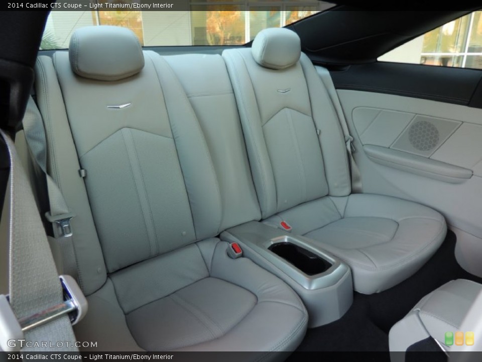 Light Titanium/Ebony Interior Rear Seat for the 2014 Cadillac CTS Coupe #88715392