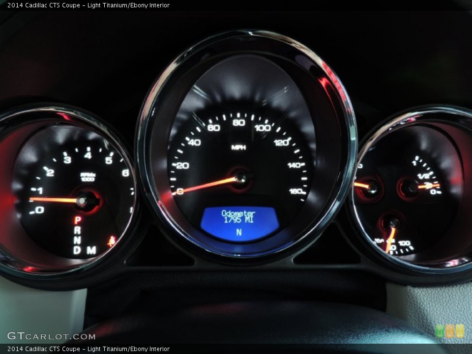 Light Titanium/Ebony Interior Gauges for the 2014 Cadillac CTS Coupe #88715527
