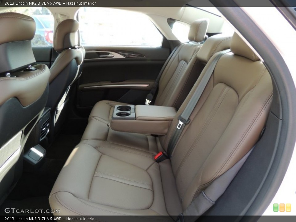 Hazelnut Interior Rear Seat for the 2013 Lincoln MKZ 3.7L V6 AWD #88719268