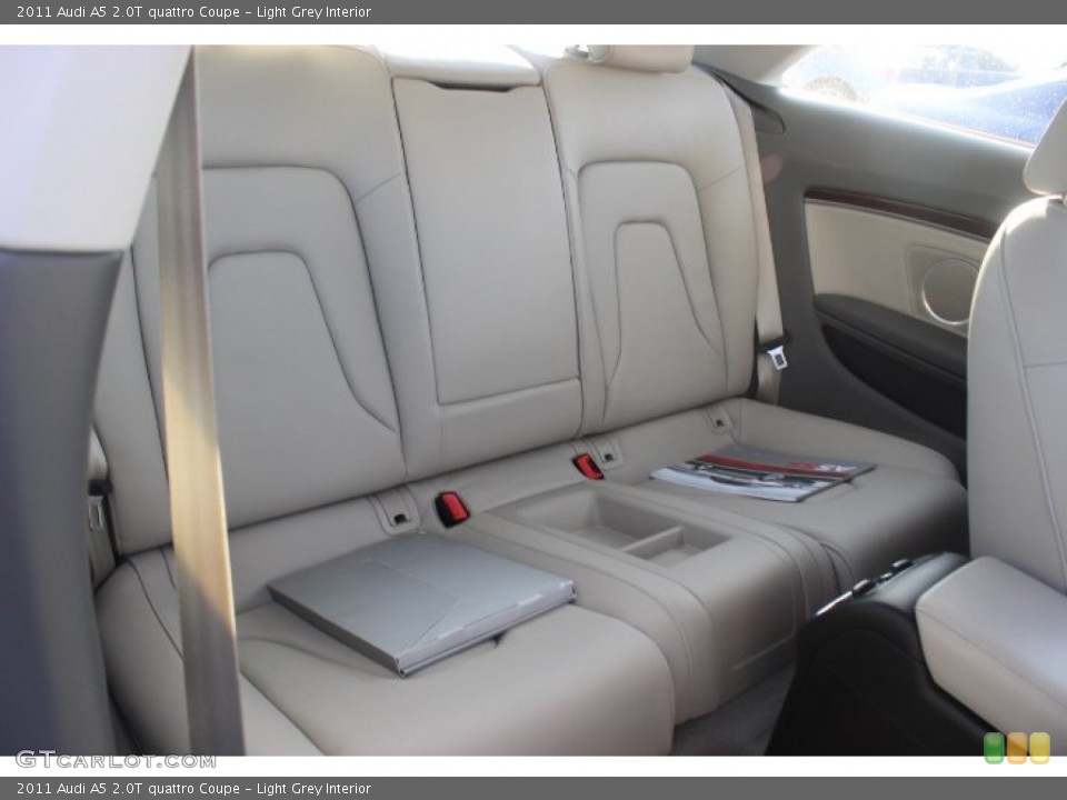 Light Grey Interior Rear Seat for the 2011 Audi A5 2.0T quattro Coupe #88719484