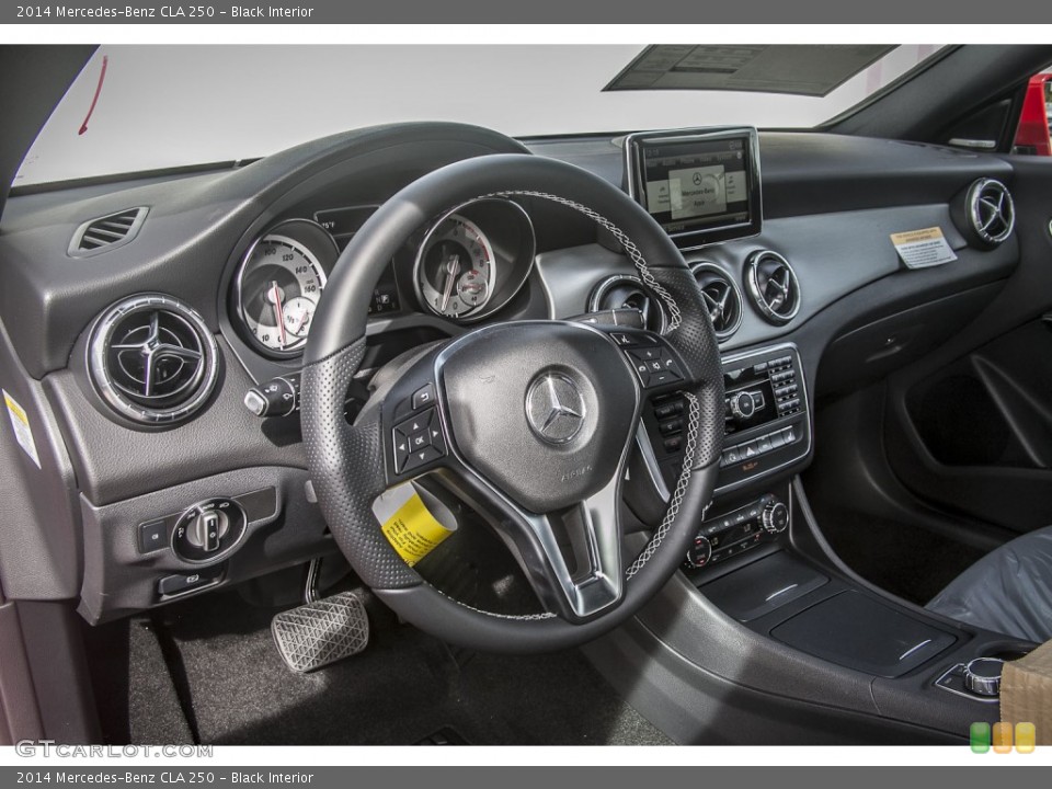 Black Interior Dashboard for the 2014 Mercedes-Benz CLA 250 #88720006
