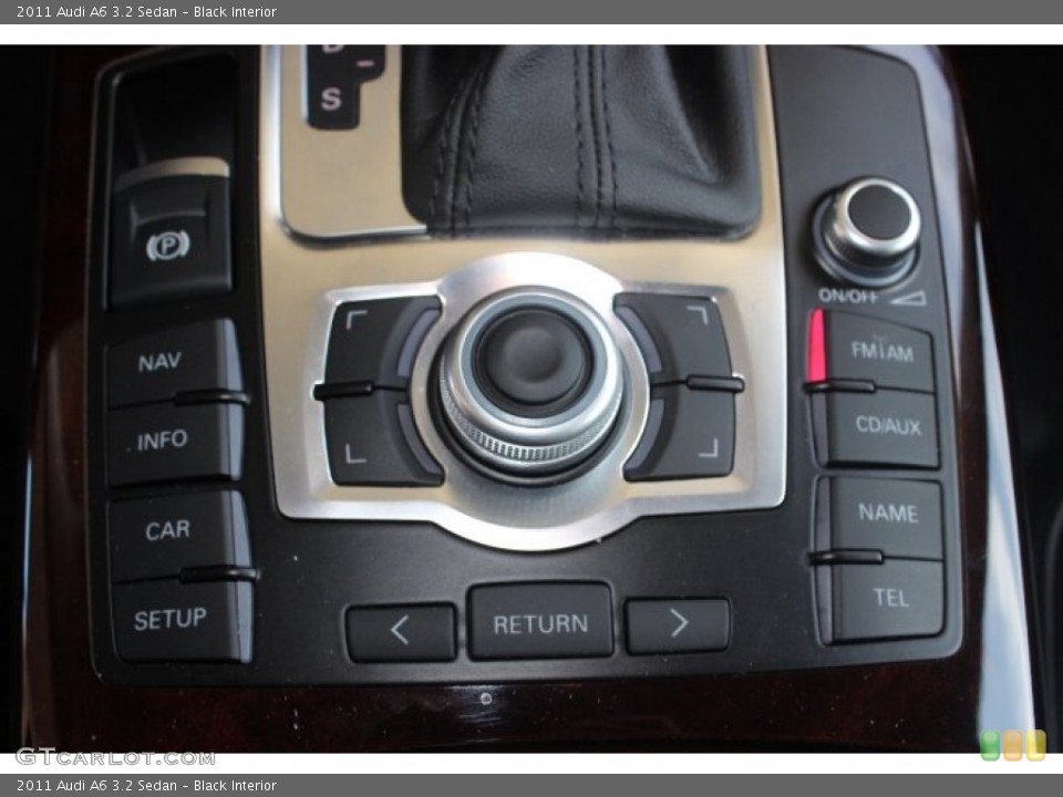 Black Interior Controls for the 2011 Audi A6 3.2 Sedan #88721692