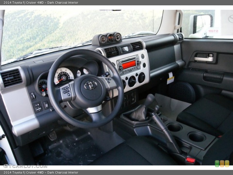 Dark Charcoal Interior Dashboard for the 2014 Toyota FJ Cruiser 4WD #88722604