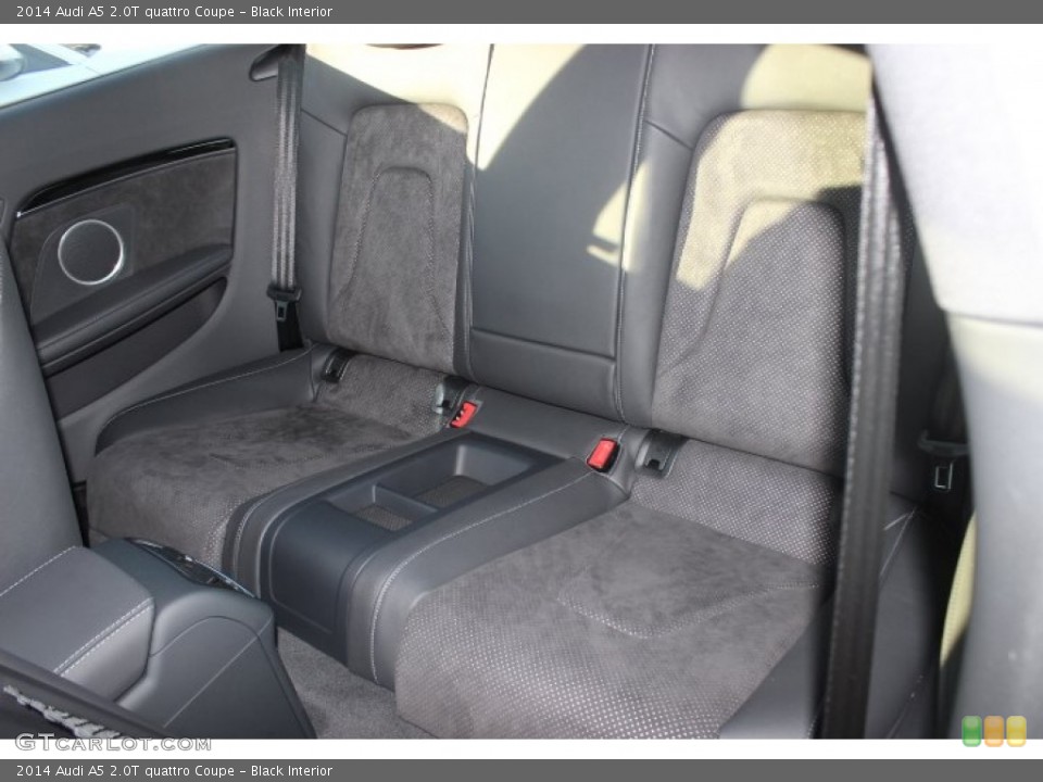 Black Interior Rear Seat for the 2014 Audi A5 2.0T quattro Coupe #88723894