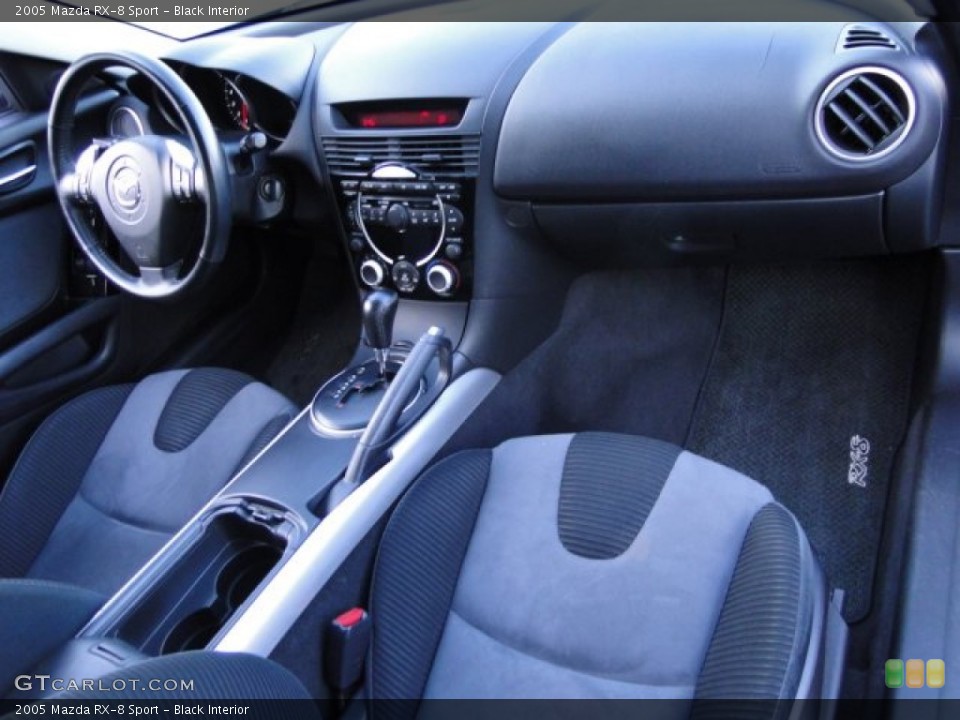 Black Interior Dashboard for the 2005 Mazda RX-8 Sport #88730390